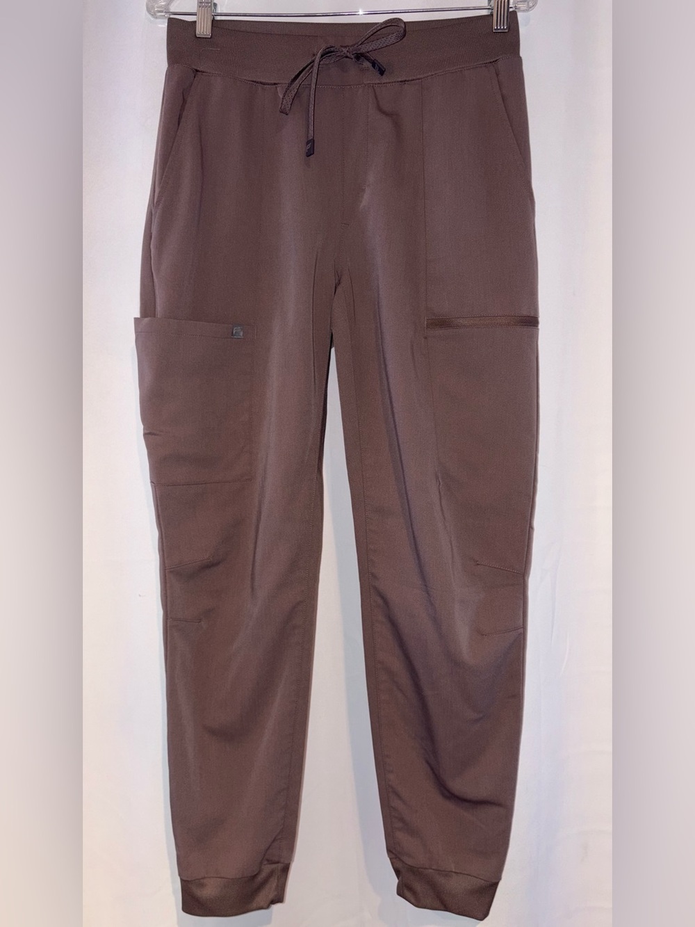Mocha jogger scrub pants